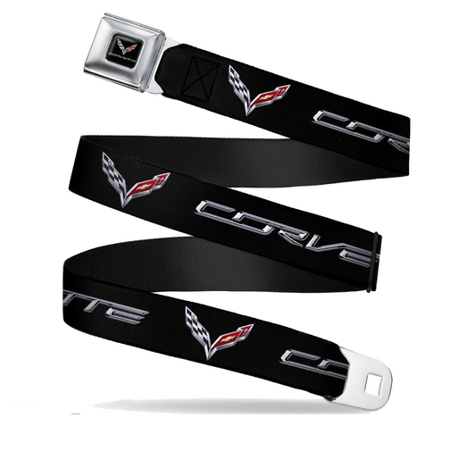 Corvette C7 Sicherheitsgurt Gürtel Corvette C7 Logo Print