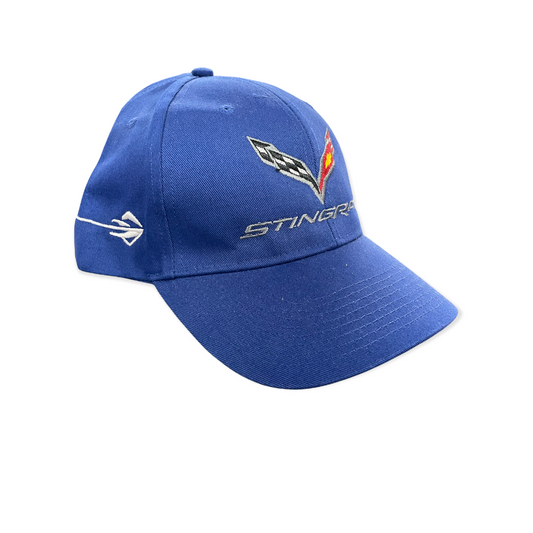 Corvette C7 Basecap Corvette C7 Stingray Logo Blau