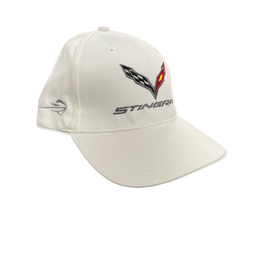Corvette C7 Basecap Corvette C7 Stingray Logo Weiß
