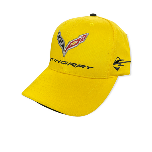 Corvette Basecap Corvette C7 Stingray Cap Car Color Yellow