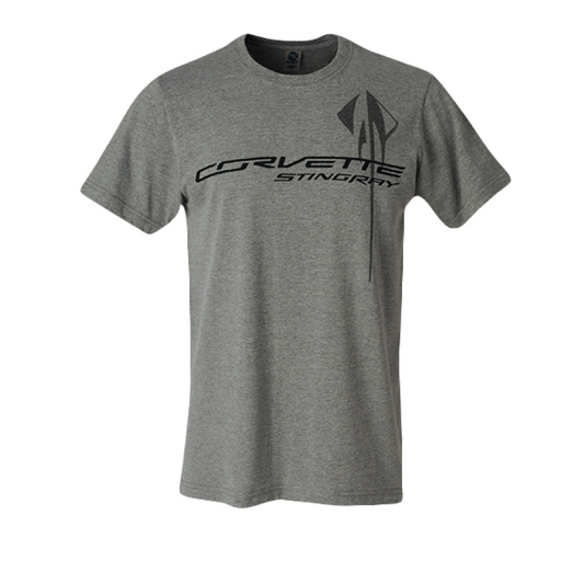 Corvette C7 Stingray T-Shirt Corvette C7 Stingray Logo Hellgrau
