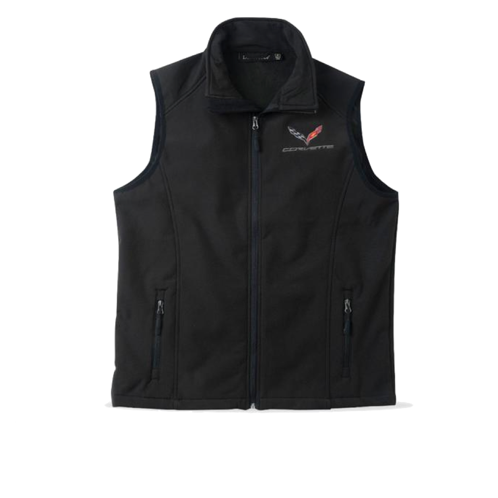 Corvette Weste Corvette C7 Softshell Weste Schwarz