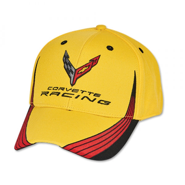 Corvette Racing Basecap C8 Racing Cap New Generation Gelb