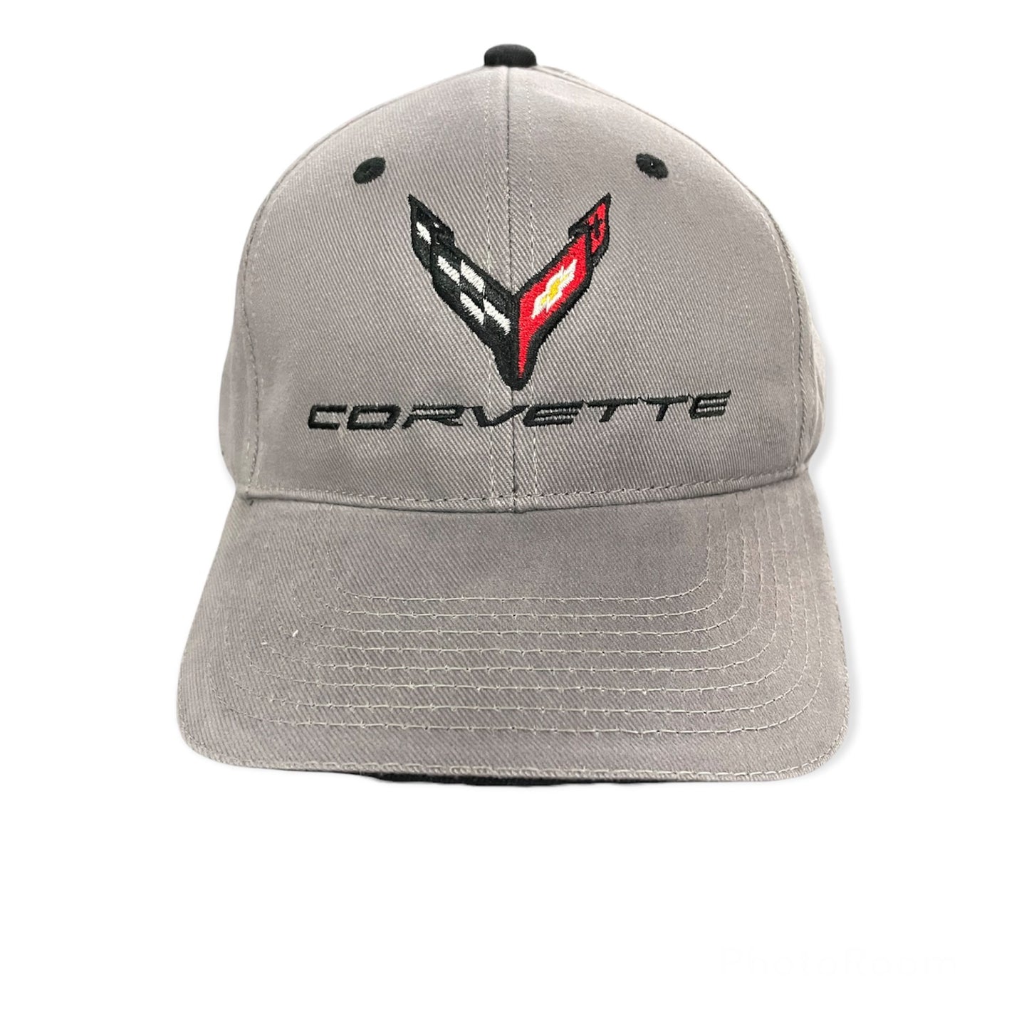 Corvette C8 Basecap Corvette Logo Contrast Cap Dunkelgrau