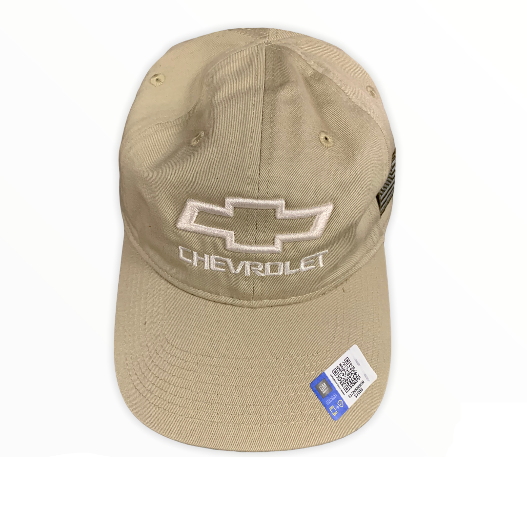 Chevrolet Basecap Chevy Bowtie USA Flag Beige