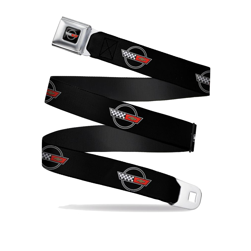 Corvette C4 Sicherheitsgurt Gürtel Corvette C4 Logo Print
