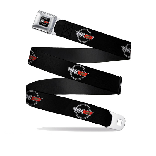 Corvette C4 Sicherheitsgurt Gürtel Corvette C4 Logo Print