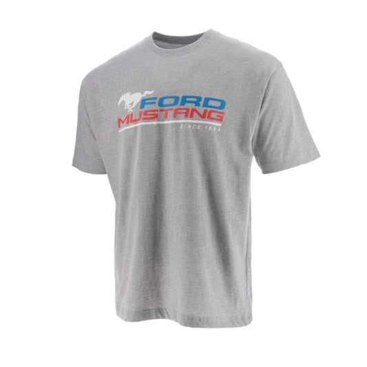 Ford Mustang T-Shirt Running Horse since 1964 Hellgrau