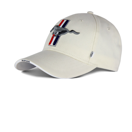 Ford Mustang Basecap Mustang Tribar Basecap Beige