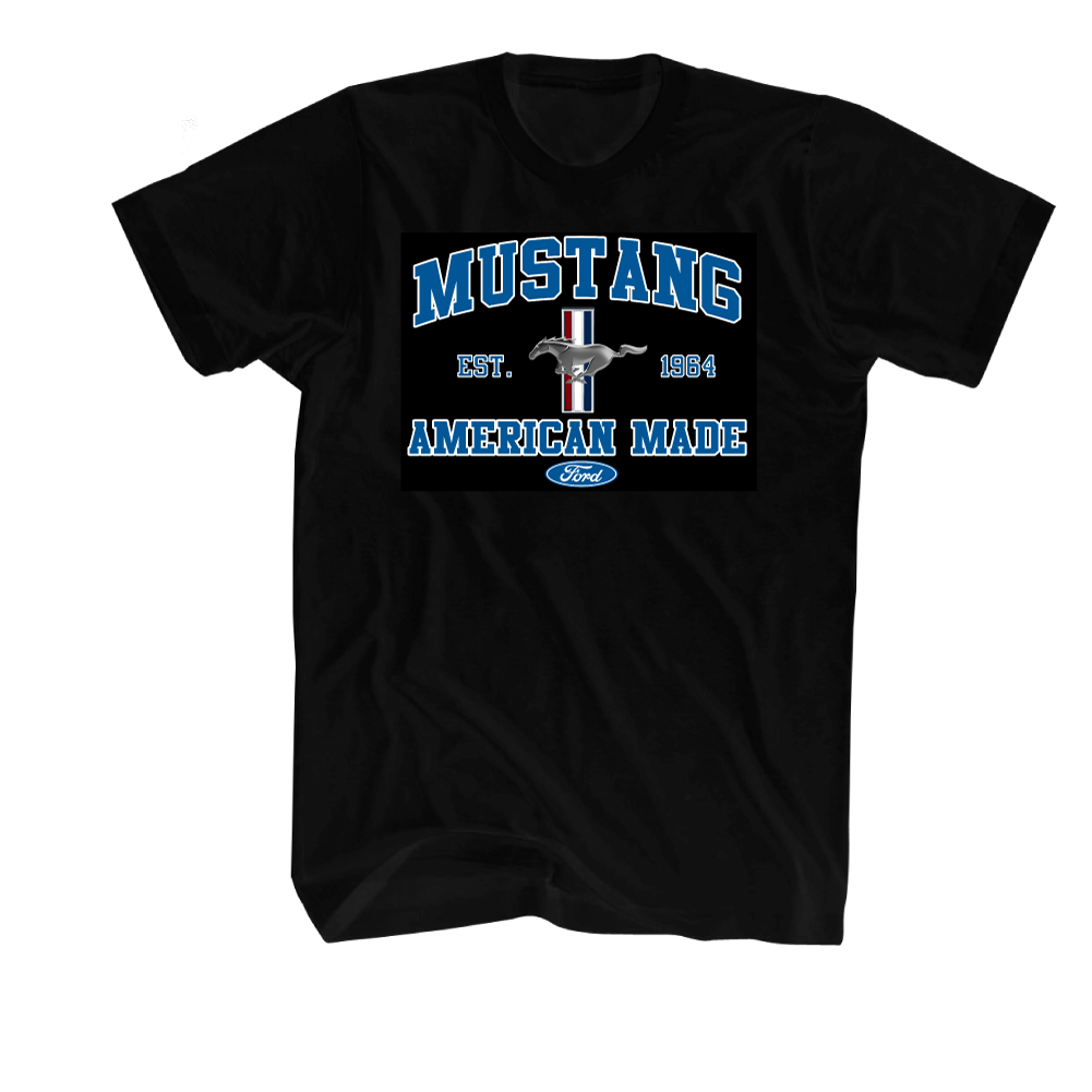 Ford Mustang T-Shirt Ford Mustang since 1964 American Made Schwarz
