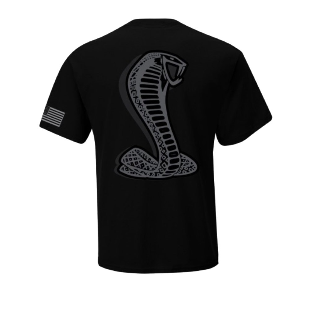 Shelby T-Shirt Shelby Super Snake US Flag T-Shirt Schwarz