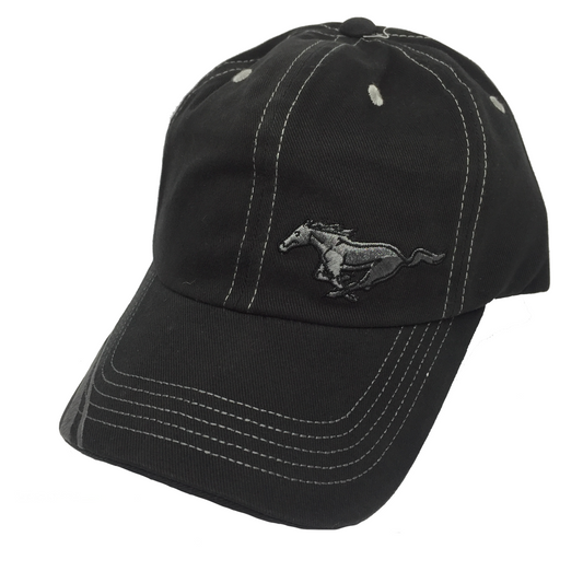 Ford Mustang Basecap Mustang Pony Running Horse Dunkelgrau