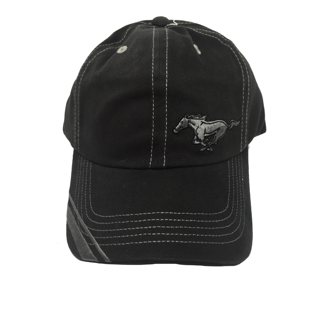 Ford Mustang Basecap Mustang Pony Running Horse Dunkelgrau