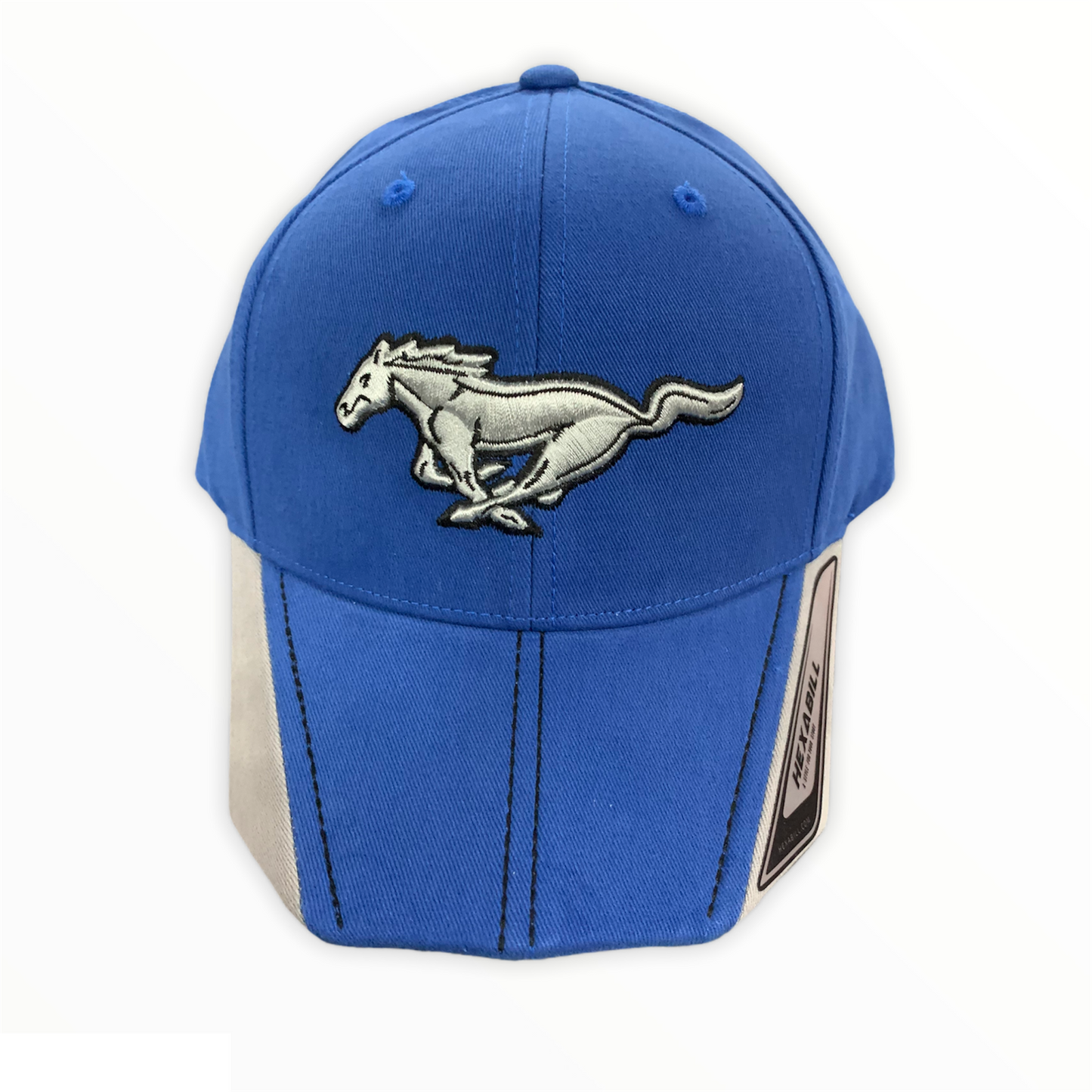 Ford Mustang Basecap Mustang Pony Cap Running Horse Royalblau/Grau
