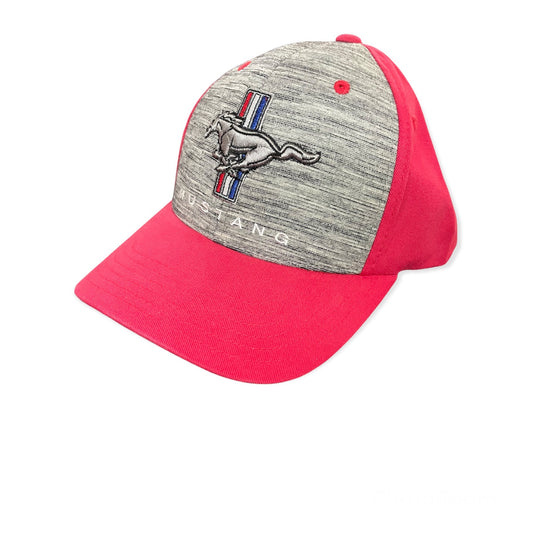 Ford Mustang Basecap Mustang Tribar Logo Grau/Rot