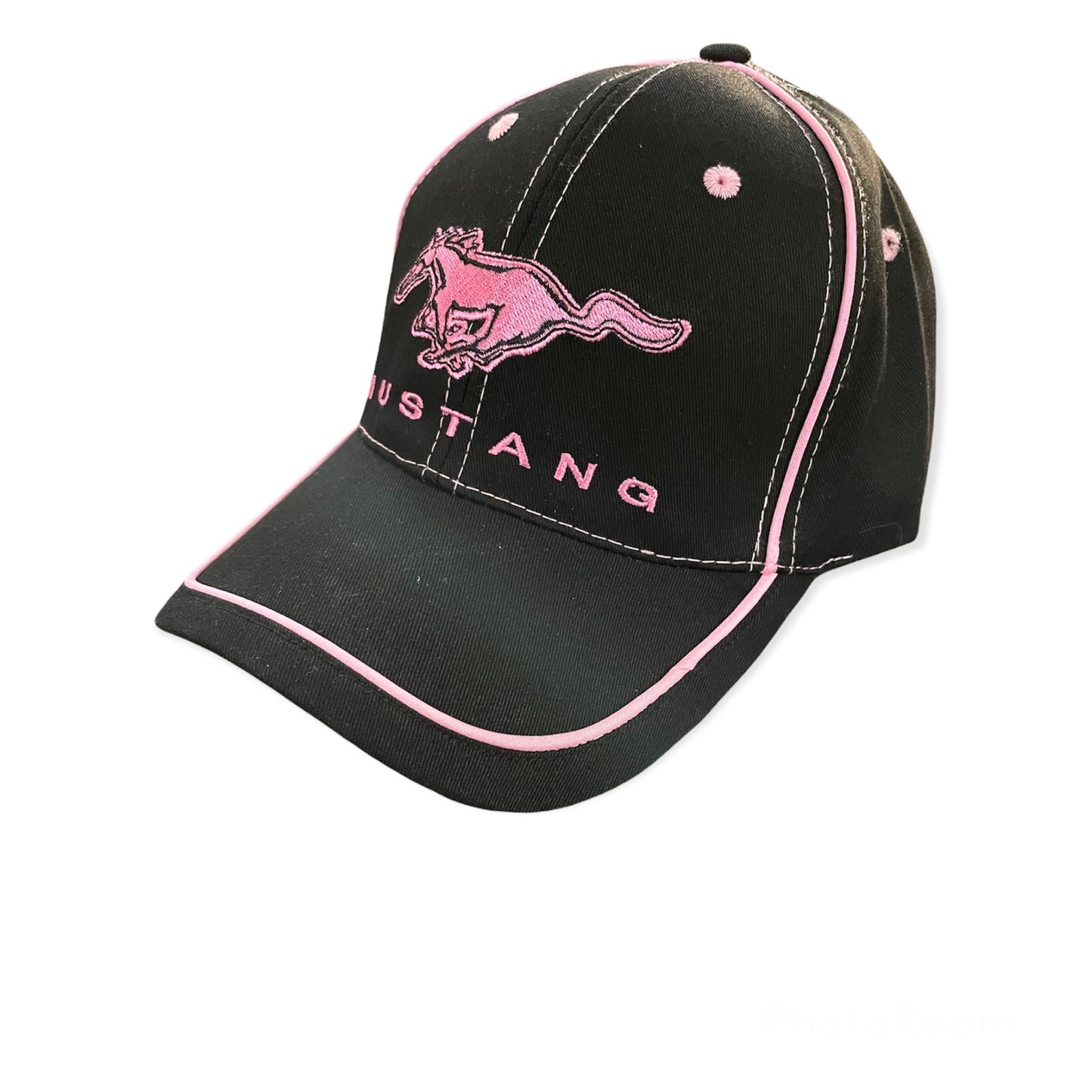 Ford Mustang Basecap Mustang Ladies Cap Running Horse Schwarz/Pink