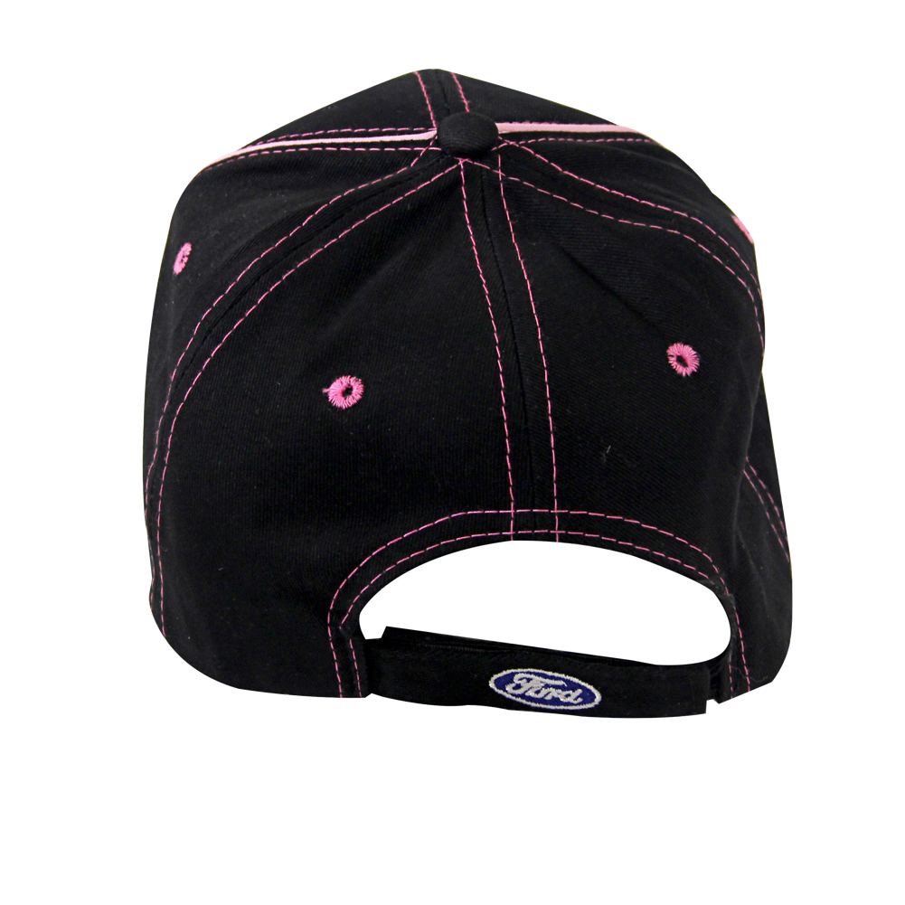 Ford Mustang Basecap Mustang Ladies Cap Running Horse Schwarz/Pink