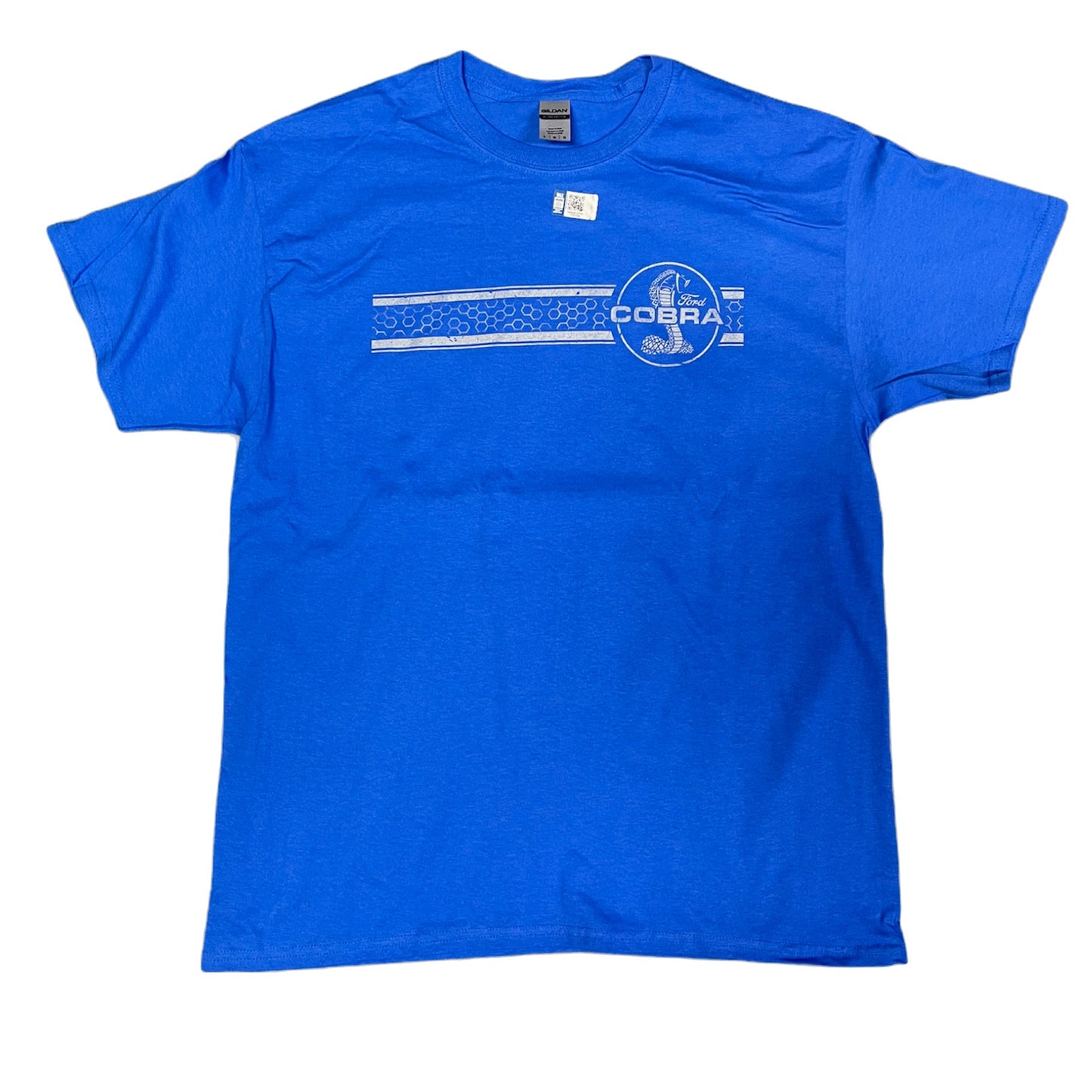 Ford Mustang Shelby Cobra T-Shirt mit Shelby Cobra Logo Blau