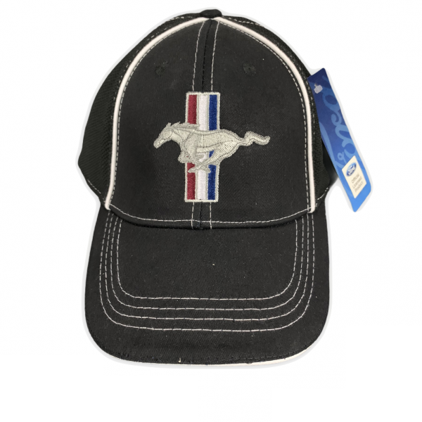 Ford Mustang Basecap Mustang Tribar Logo Flexcap Schwarz