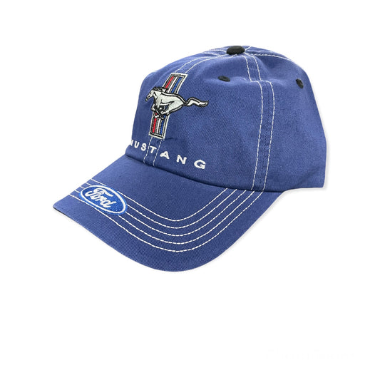 Ford Mustang Basecap Mustang Tribar mit Ford Logo Blau