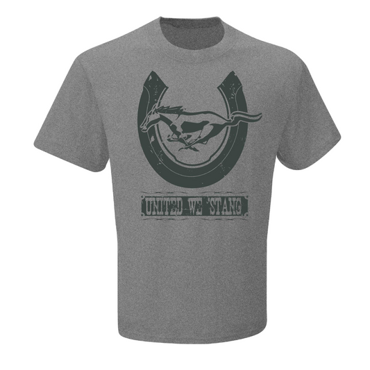 Ford Mustang T-Shirt Ford Mustang United We Stang Hellgrau