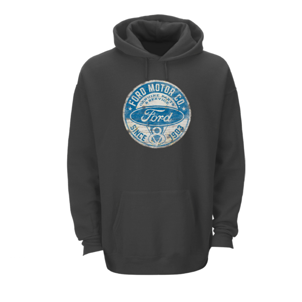 Ford V8 Kapuzenpullover Ford Hoodie mit Ford V8 Logo since 1903