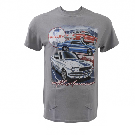 Shelby T-Shirt Shelby GT350 Thru The Years Grau