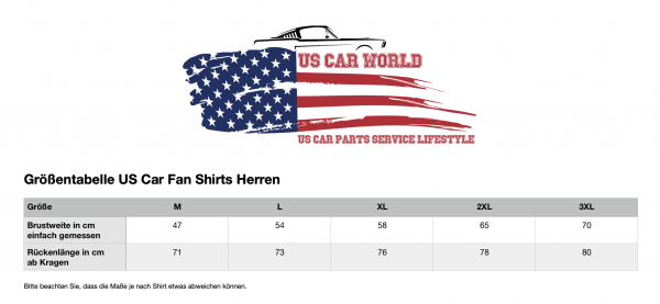 Ford Mustang T-Shirt Ford Mustang American Flag Of Cars Dunkelblau