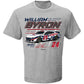 William Byron Hendrick Motorsports Team Collection Heathered Gray Downforce NASCAR T-Shirt