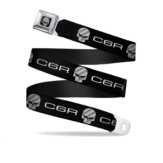 Corvette Jake Skull Sicherheitsgurt Gürtel Corvette Jake Head Print