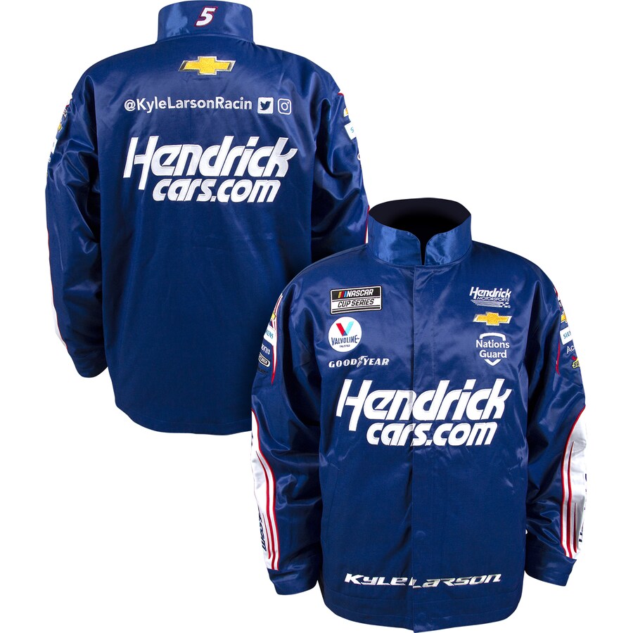 NASCAR Jacke Kyle Larson Hendrickcars.com Uniform Jacke Blau – uscar-world