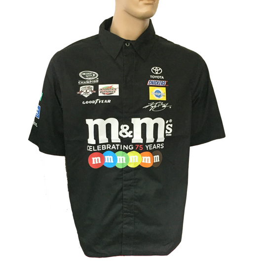 NASCAR Pit Crew Hemd Kyle Busch m&m's Schwarz