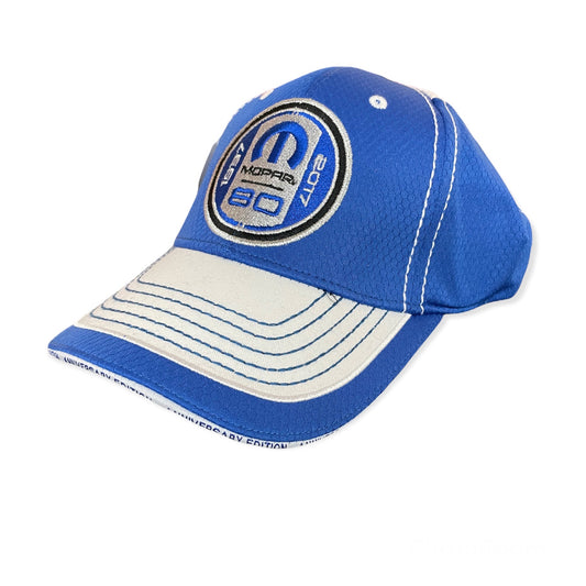 Mopar Basecap Mopar 80th Anniversary Logo Flexcap Blau/Weiß