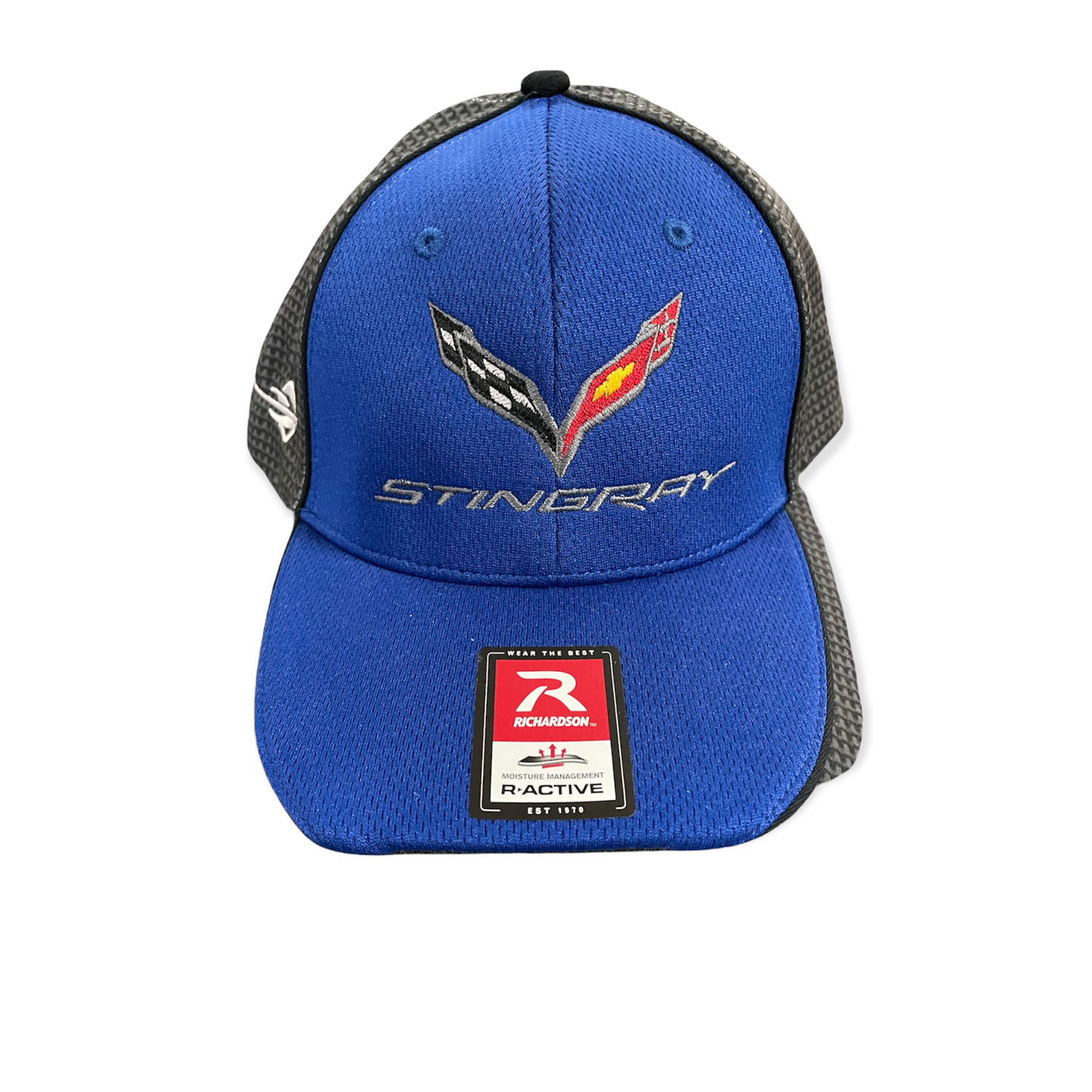 Corvette C7 Basecap C7 Stingray Carbon Fiber Cap Blau