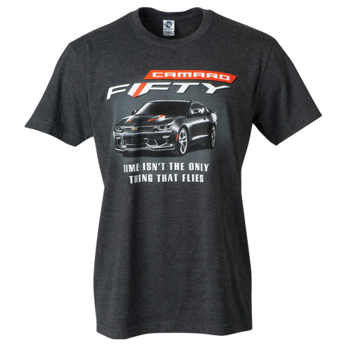 Camaro T-Shirt Camaro Fifty Anniversary Screenprint Grau