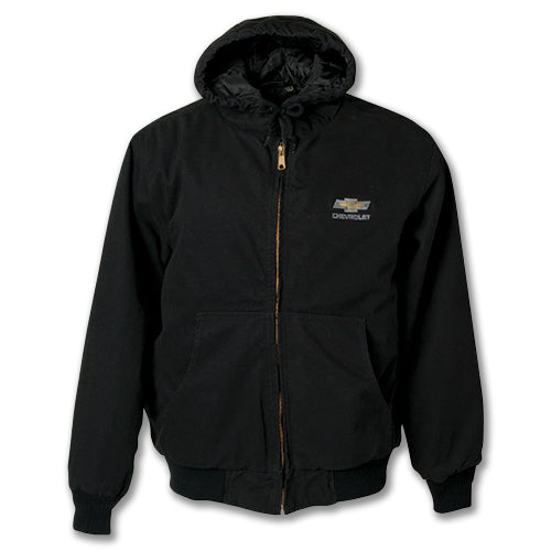 Chevrolet Winterjacke mit Chevy Gold Bowtie Logo Schwarz