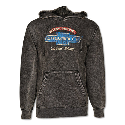 Chevrolet Hoodie Kapuzenpullover mit Chevy Super Service Logo