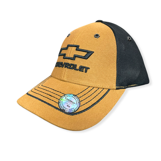 Chevrolet Basecap Chevy Bowtie Two Tone Schwarz/Braun