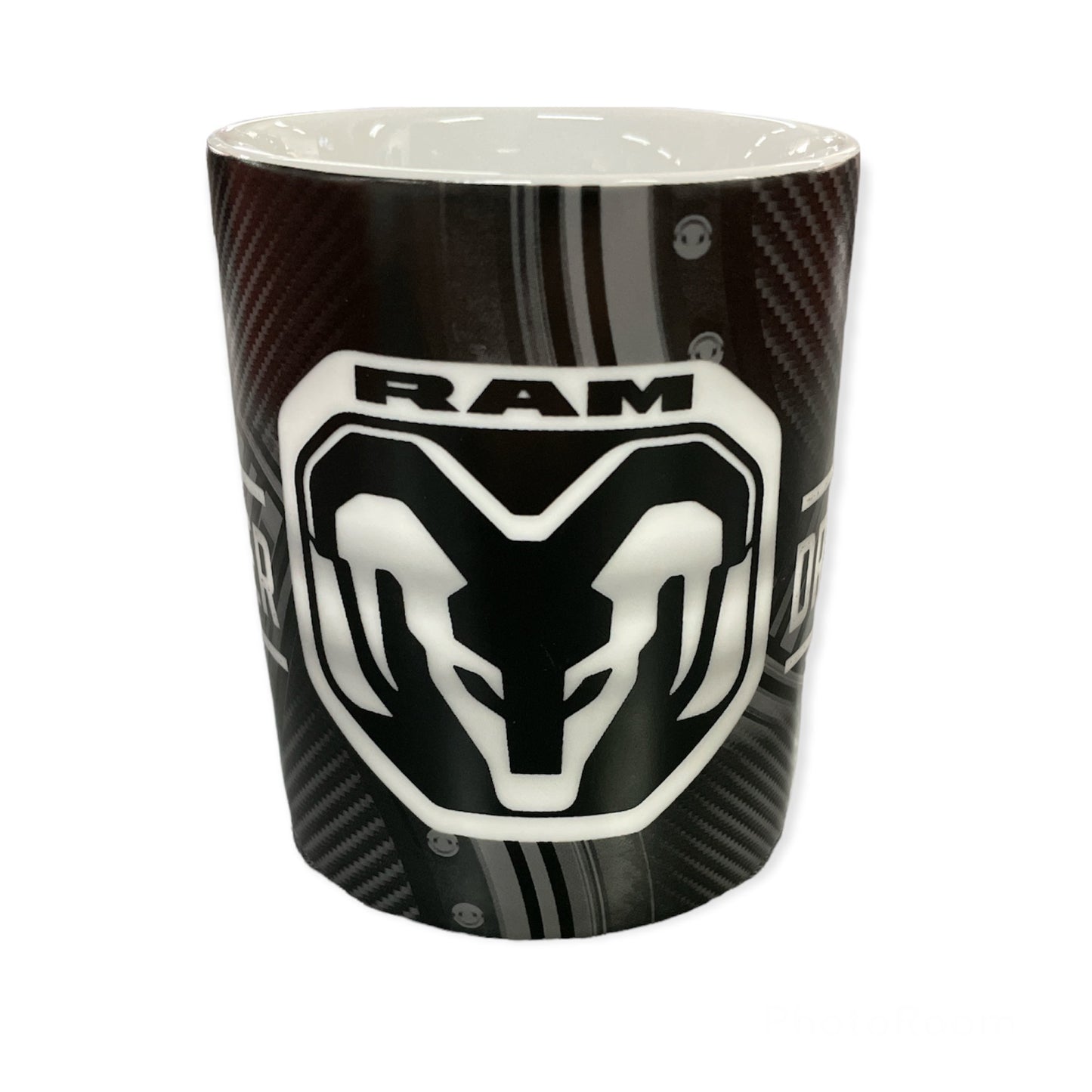 Dodge RAM Kaffeetasse Tasse Mug mit Dodge RAM Motiv "Power Driven"