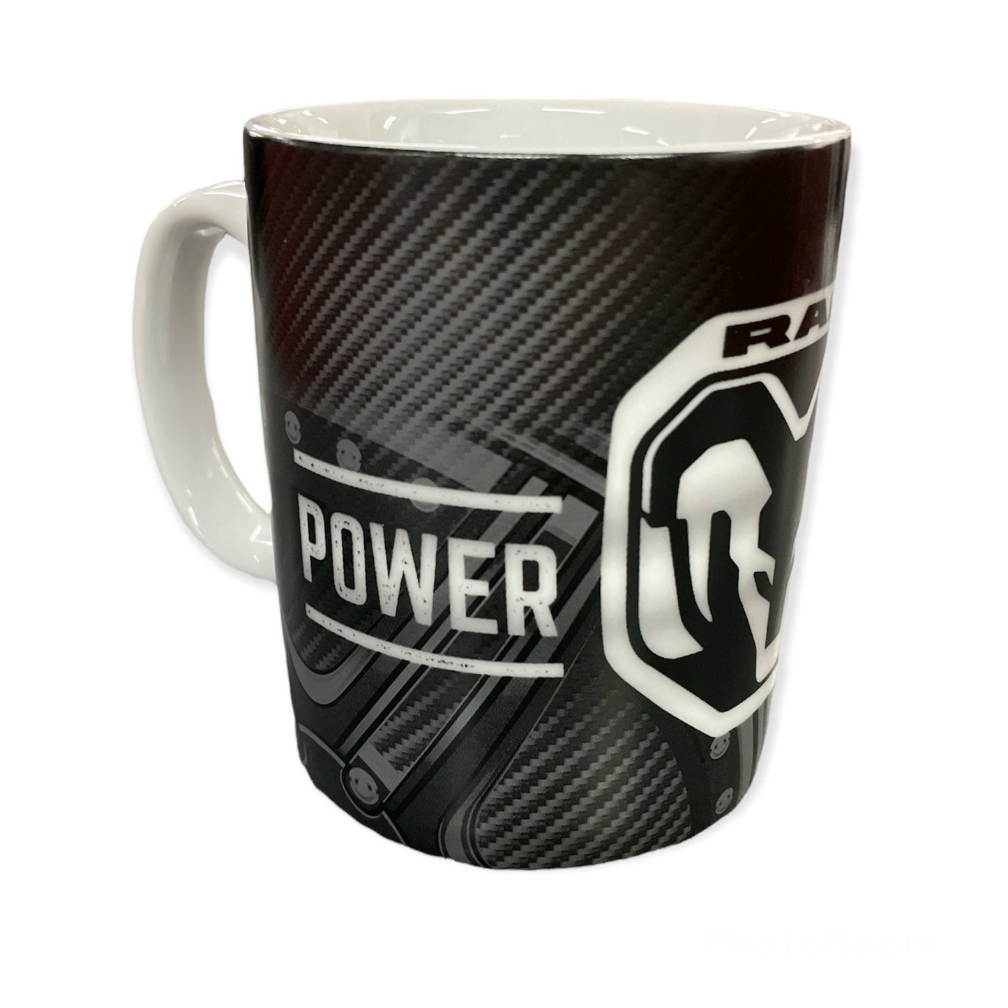 Dodge RAM Kaffeetasse Tasse Mug mit Dodge RAM Motiv "Power Driven"