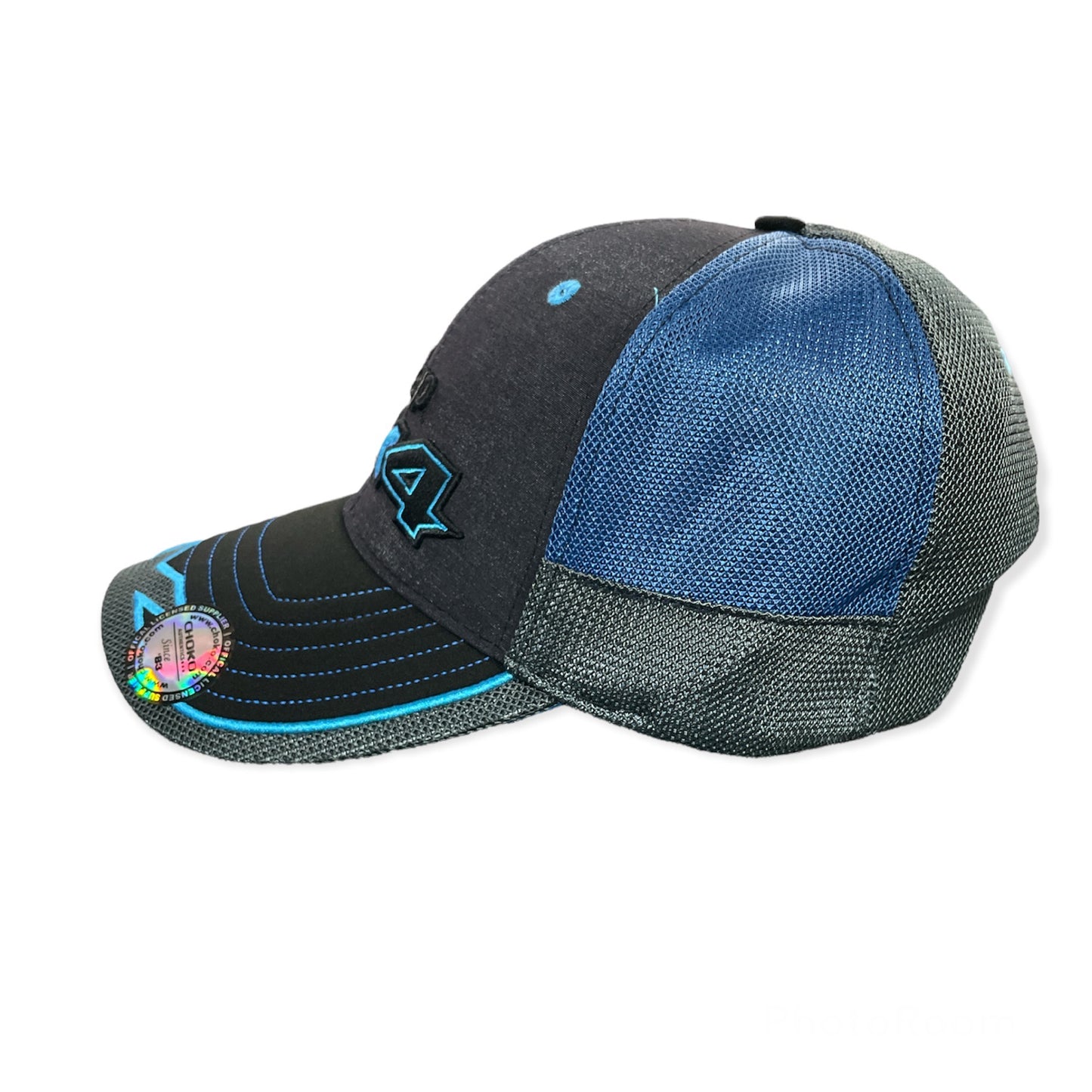 Jeep Basecap Jeep Logo 4x4 Mesh Schwarz/Blau/Grau