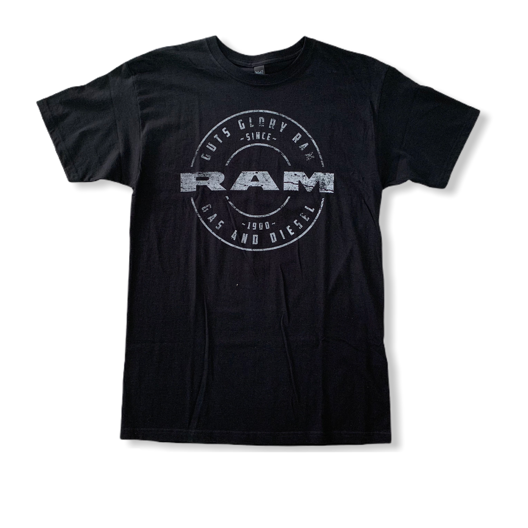 Dodge RAM T-Shirt Dodge RAM Gas And Diesel Schwarz