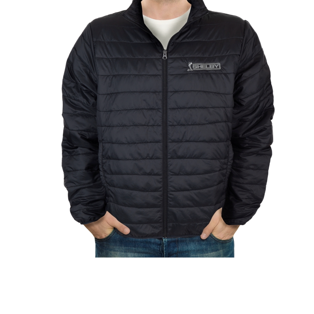 Shelby Jacke Shelby Steppjacke mit Shelby Logo Schwarz