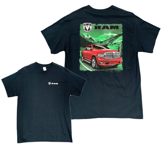 Dodge RAM T-Shirt mit Dodge RAM Motiv Schwarz