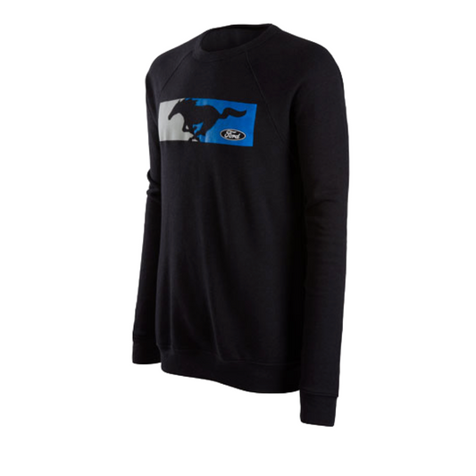 Ford Mustang Crewneck Sweatshirt Mustang Running Horse Schwarz