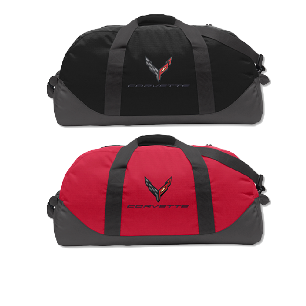 Corvette Reisetasche Freizeittasche Sporttasche mit Corvette Logo