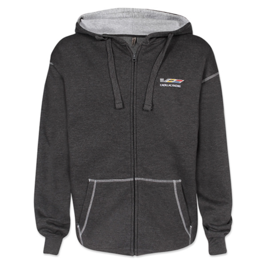 Cadillac Kapuzenjacke Cadillac V-Series Zip Hoodie Cadillac Racing Anthrazit