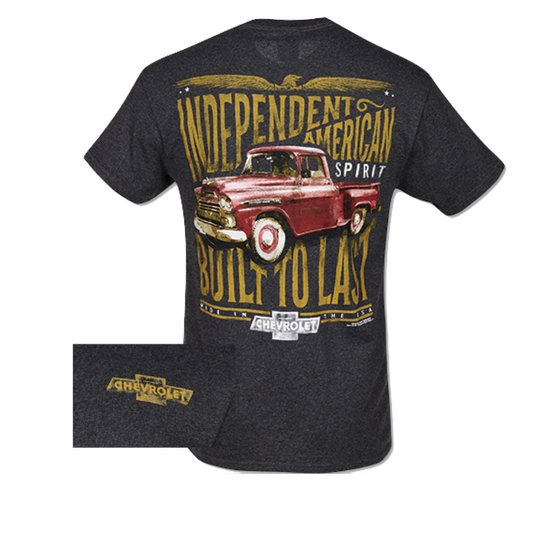 Chevrolet T-Shirt Chevy Trucks Built To Last Dunkelgrau