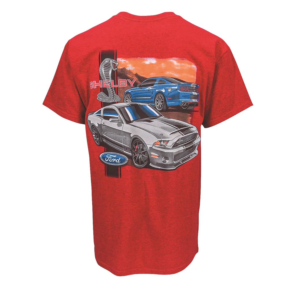 Shelby T-Shirt Shelby GT500 Super Snake Rot