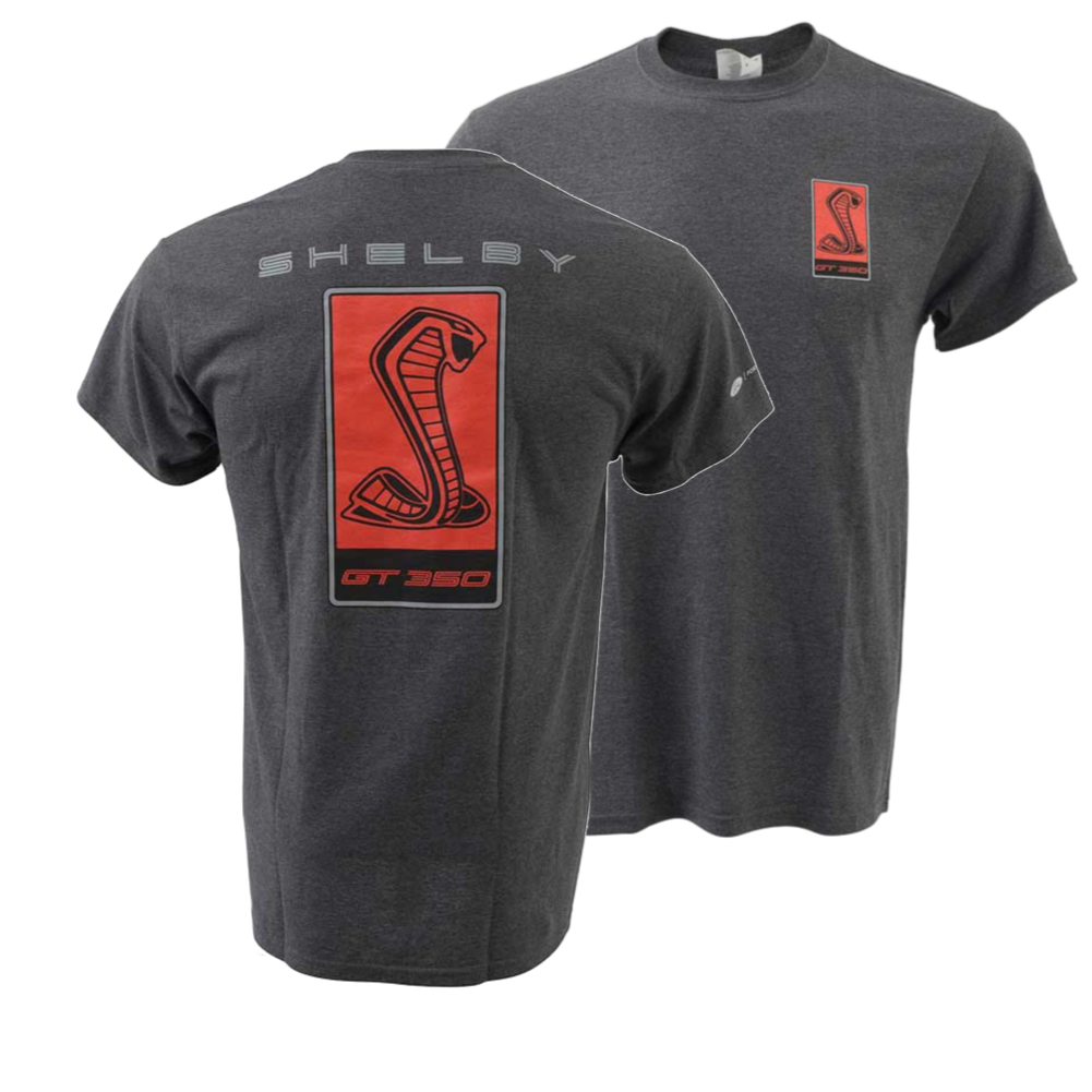 Shelby GT350 T-Shirt Shelby GT350 Logo Dunkelgrau